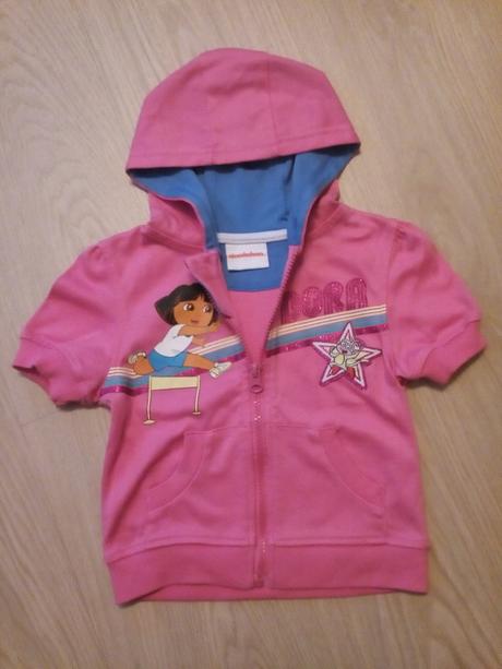 Dievčenské tričko na zips s krátkym rukávom, nickelodeon,104