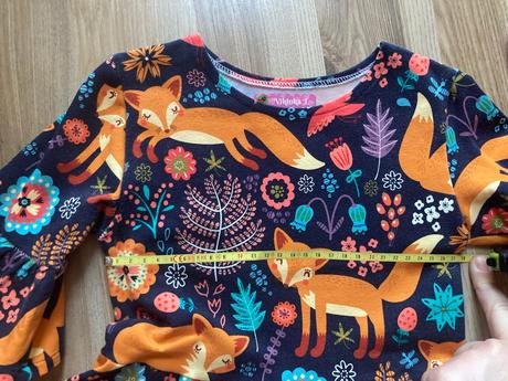 Liskove saty, c.110/116 + zadarmo agatky, 110