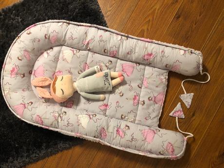 Hniezdo pre bábätko+vankúšik, šírka (cm): 60,dĺžka (cm): 90