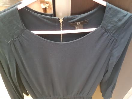 Modré šaty, h&m,34