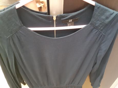 Modré šaty, h&m,34