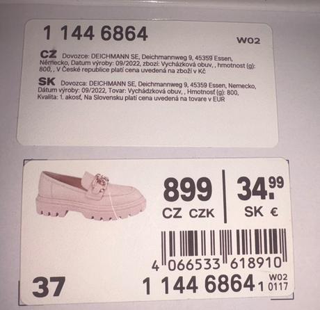 Topánky catwalk v.37 nenosené, 37