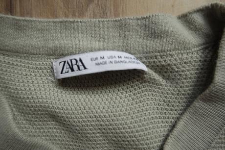 Mäkké štrukturované tričko zara, zara,m
