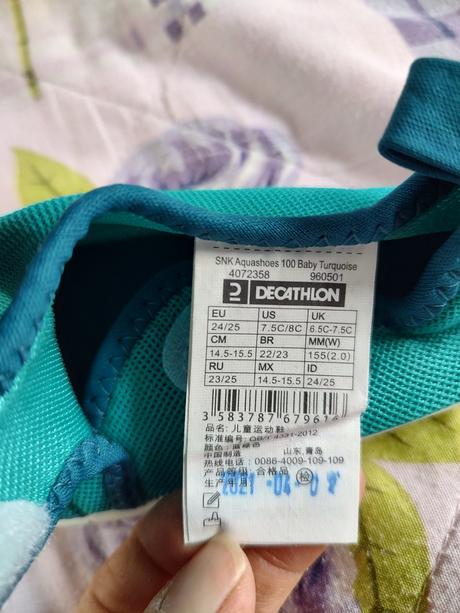 Topánky do vody veľkosť 24/25, decathlon,24