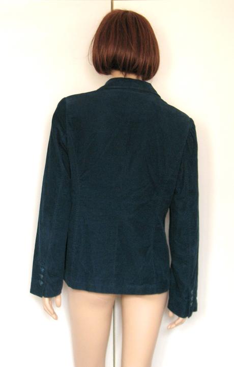 Petrolejové menčestrové sako, m