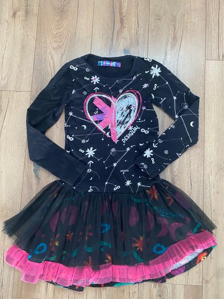 Dievcenske saty desigual 134/140, desigual,134