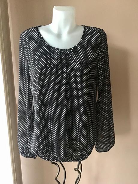 Krasna bodkovana bluzka/2, m