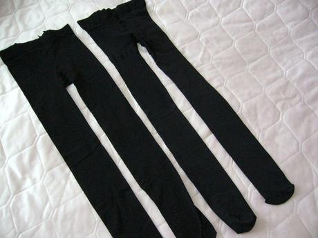 2ks čierne pančuchy, 158