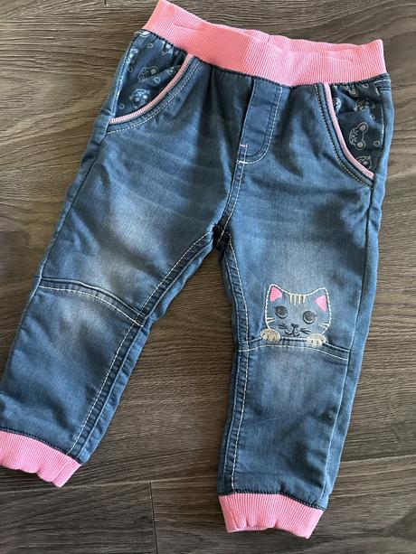 Zateplene rifle s vysivkou, dopodopo,80