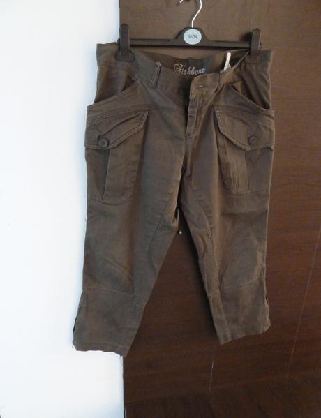 3/4 nohavice na zimu, do čižiem, fishbone,xl