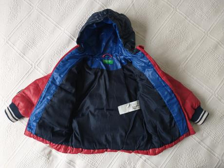 Paperova bunda benetton, velkost 2y, benetton,98