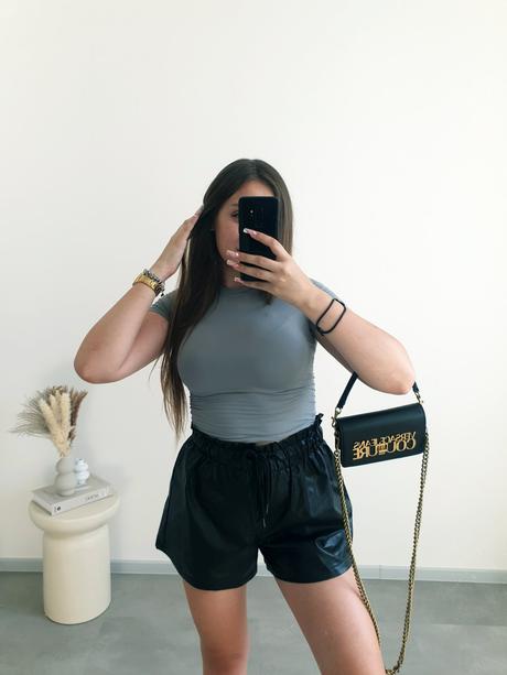 Koženkové kraťasy m, m