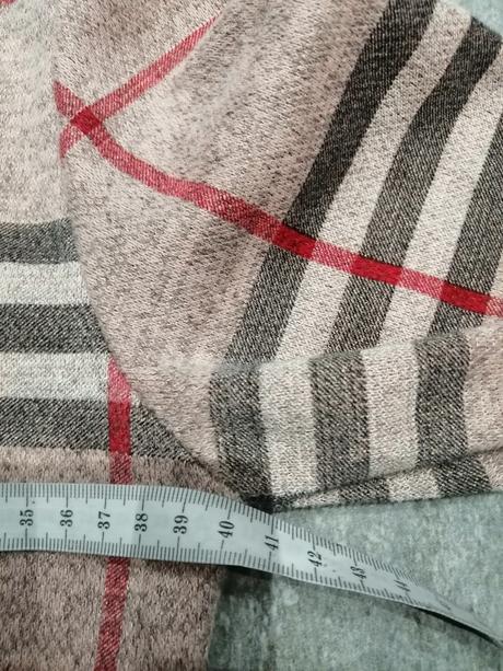 Šaty pletené v štýle burberry, káro, vs-m, m