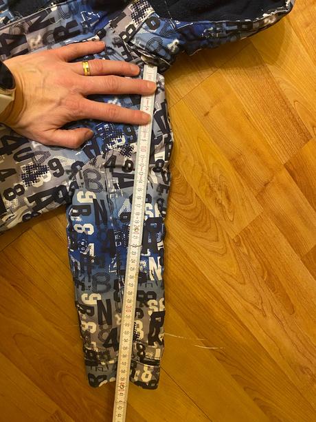 Zimná bunda + oteplovačky, 98