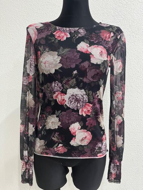 Priesvitné tricko, stradivarius,s