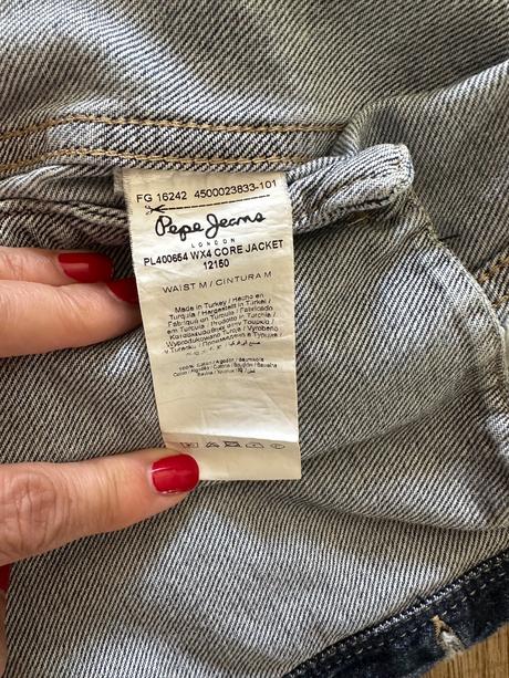Džínsová bunda, pepe jeans,m