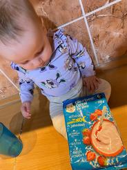 GERBER Cereal mliečna kaša jahodová na dobrú noc