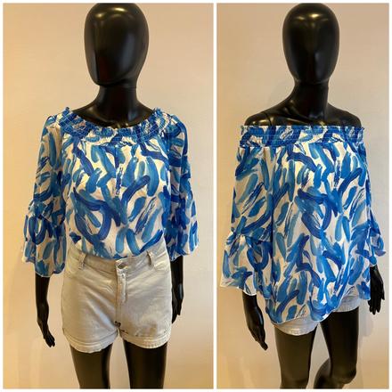 Dámska vzorovaná blúzka amisu (s), amisu,s