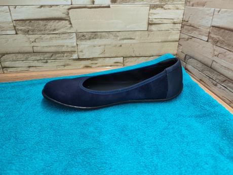 Be lenka 41 - dámske kožené tmavomodré baleríny, be lenka,41