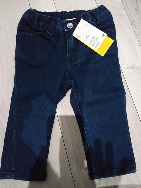 Nove dievčenske rifle, h&m,80