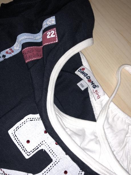 Šaty letné 110/116 spolu, 110