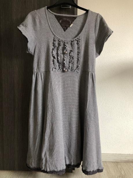 Šaty šedé prúžkové tommy hilfiger, tommy hilfiger,m