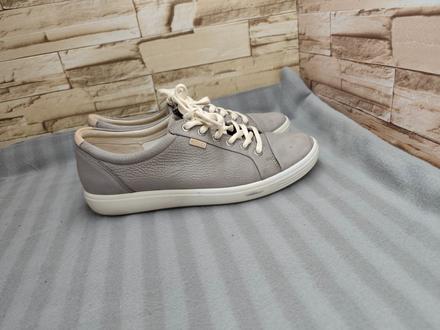 Ecco 41 - dámske kožené sivé topánky, ecco,41