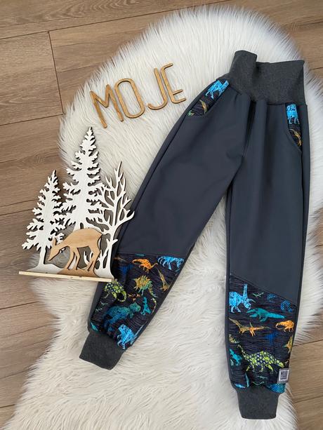 Softshellove nohavice, 92 - 128