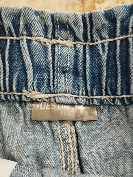 Dievčenské riflové kraťasy, 134