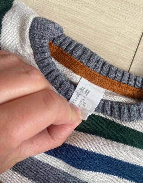 Farebny svetrik, h&m,74