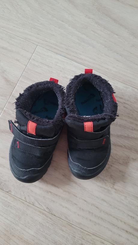 Zateplene nepremokave topanky, quechua,25