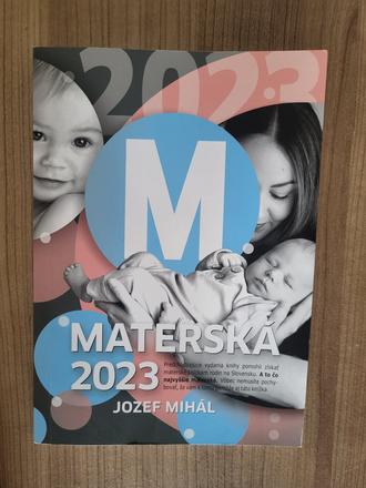Kniha materská 2023, jozef mihál,