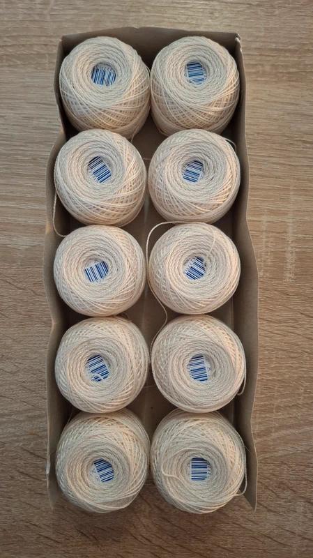 Perlovka, kordonet, maslové, béžové, hnedé odtiene, 