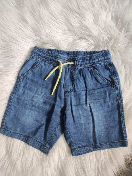 Letné kraťasy z jemnej tenkej rifloviny, lupilu,98