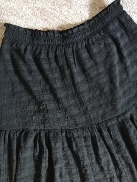 Krepová sukňa s gumou, h&m,l
