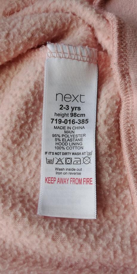 Flisova mikina s kapuckou next, next,98