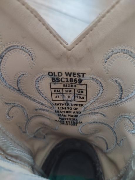 Westernove detské čižmy, 27