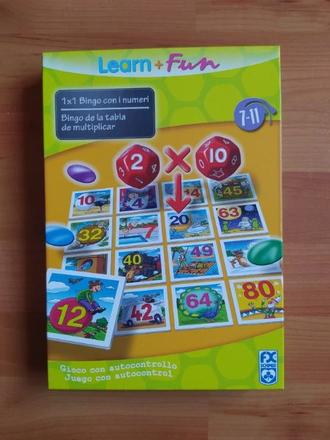 Bingo hra precvičovanie malej a veľkej násobilky, 