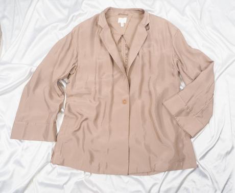 Kvalitný béžový blejzer h&m, h&m,m