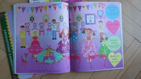 3 x kreaktivne knihy pre dievcata, 