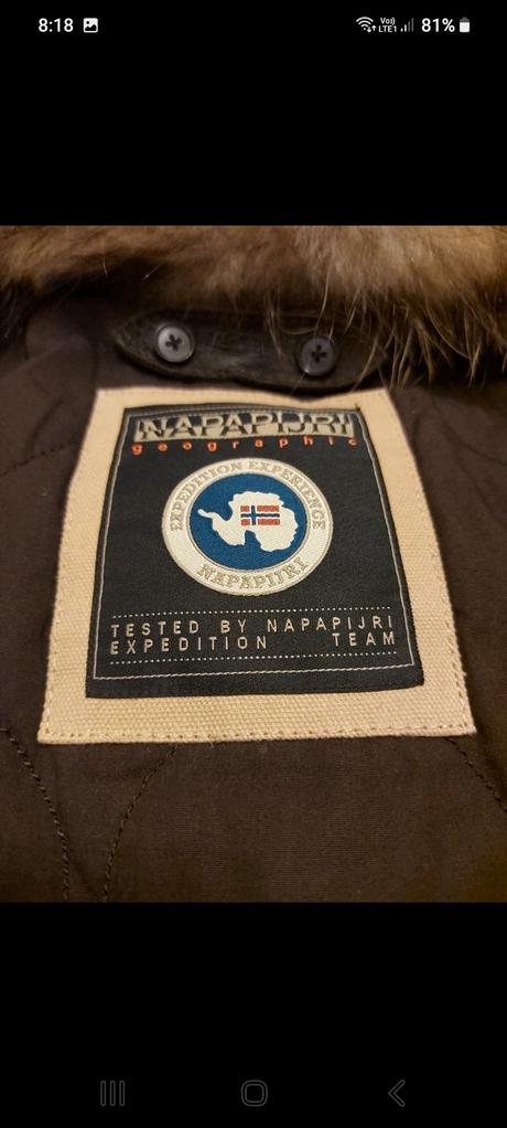 Bunda kožená napapijri., napapijri,s