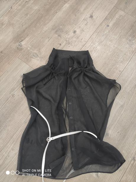 Priehladna bluzka s opaskom, xs