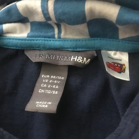 Mikina autá mc queen, h&m,98