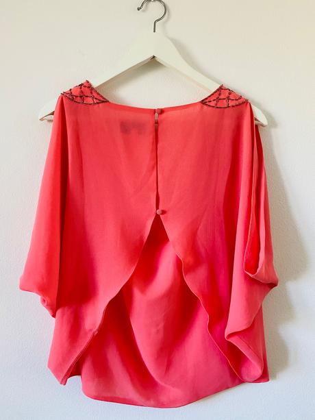 Ružový letný top lipsy, lipsy london,l