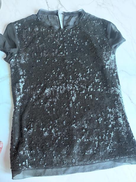 Top s flitrami od karen millen, xs -s, s