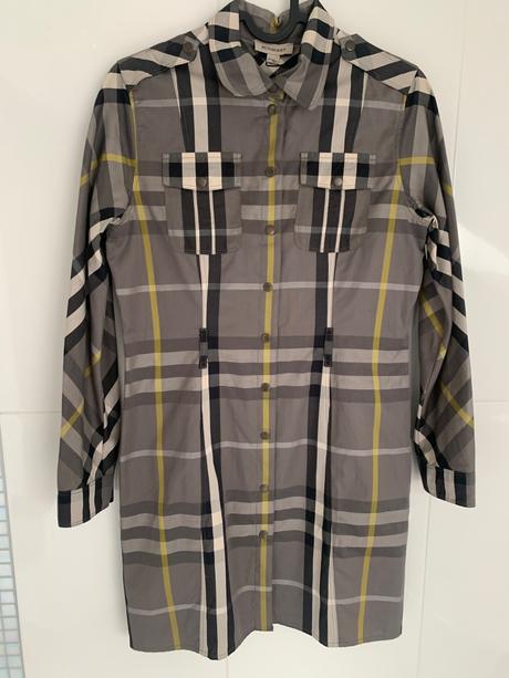 Šaty, dlhšia košieľka, burberry,158 / xs