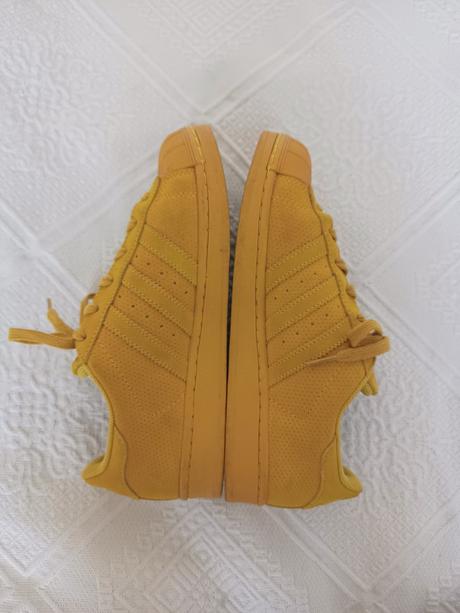 Adidas superstar yellow suede vel.40, adidas,40