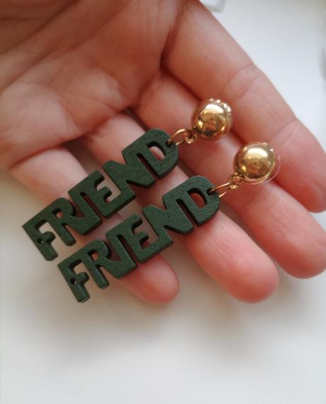 Drevené náušnice, 