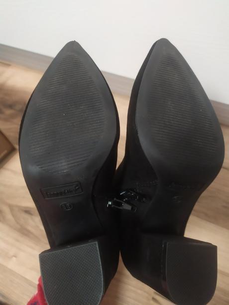 Čierne kotníkové čižmy veľkosť 35, jennifer&jennifer,35