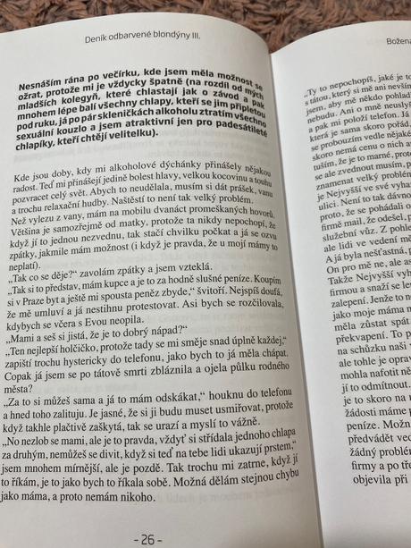 Deník odbarvené blondýny iii. iii. co všechno nesn, 